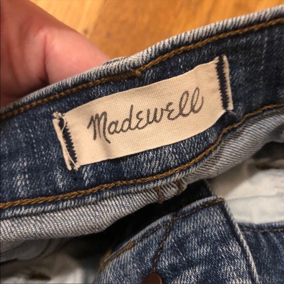 Madewell 9” high rise skinny crop deconstructed 31 - Picture 6 of 8